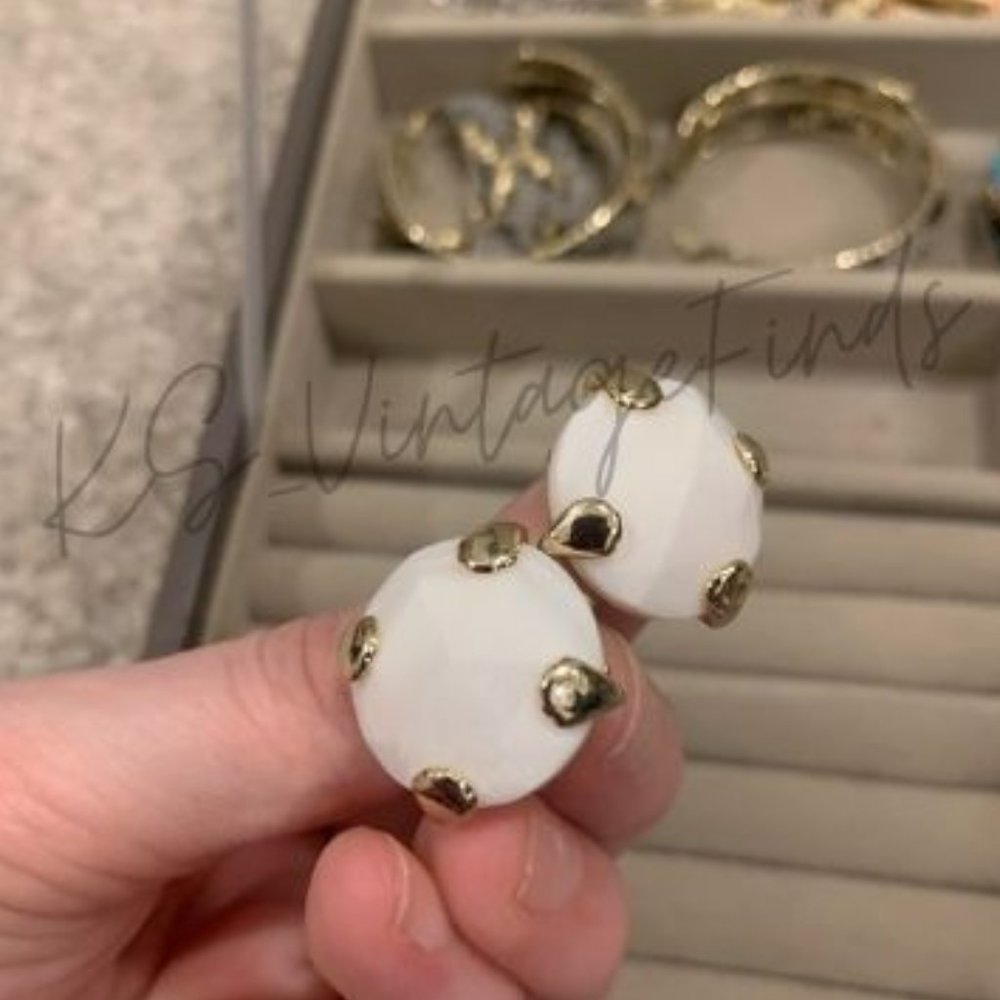 Kendra Scott Hillary Large Stud Earrings Vintage